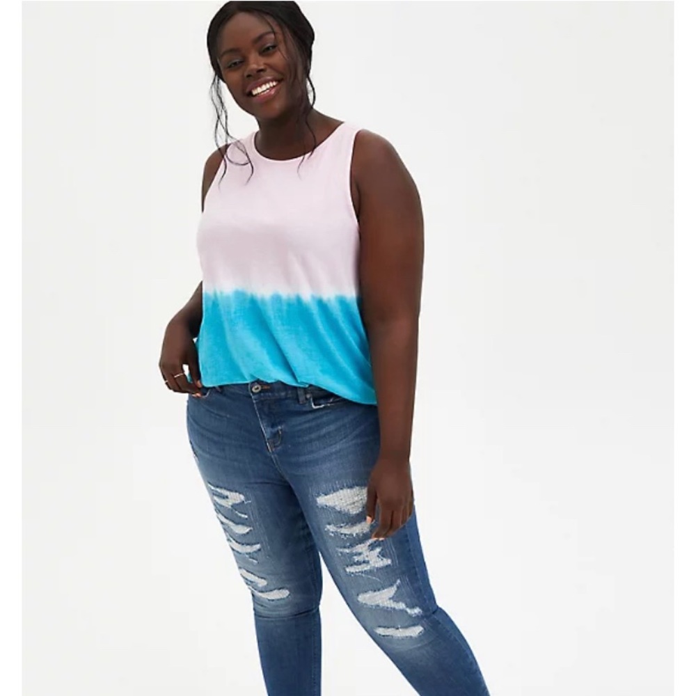 Torrid Classic Fit Tank Dip Dye